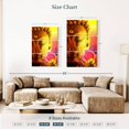 thumbnail image 3 of Elephant Stock Stunning Buddha Wall Art - Vertical Multi Panel Canvas - Living Room Wall Decor - Religion And Spirituality Multi Panel - Brown And Yellow Decor - 28" x 45", 3 of 4