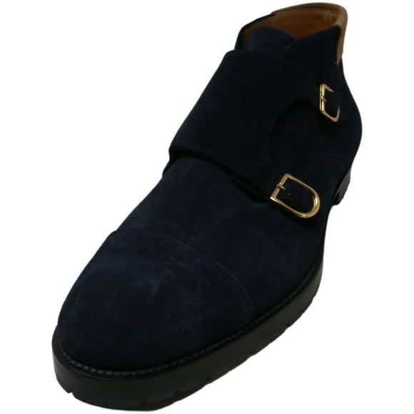 Edhen Men's Brera High Blue Ankle-High Suede Boot - 10 M