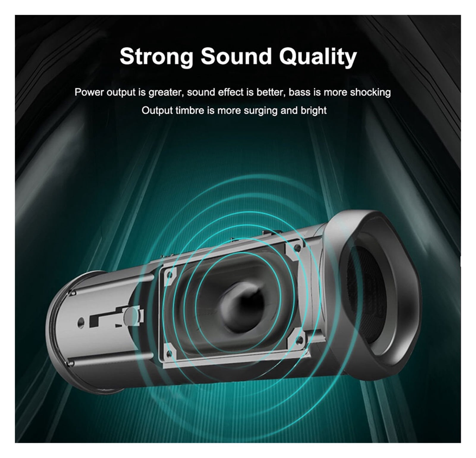 Wireless Waterproof Portable Bluetooth Speaker IPX7 Outdoor Travel Party Stereo Bass Music ,Quality Sound