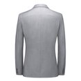 thumbnail image 3 of Men's Stylish Winter Jacket Mens and Winter Fashion Personality Solid Color Casual Suit Jacket, 3 of 8