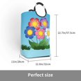 thumbnail image 3 of XMXY Flowers Plant Grass Rectangular Laundry Basket Organizer , Collapsible Folding Tall Clothes Hampers for Laundry with Handles, 3 of 6