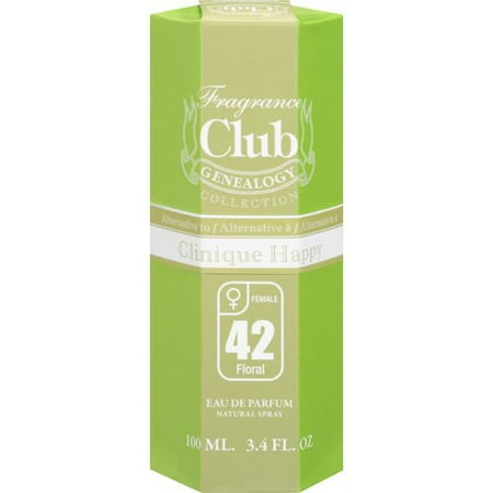 Fragrance Club Genealogy Collection: Female 42 Floral Eau De Parfum, 3.40 oz