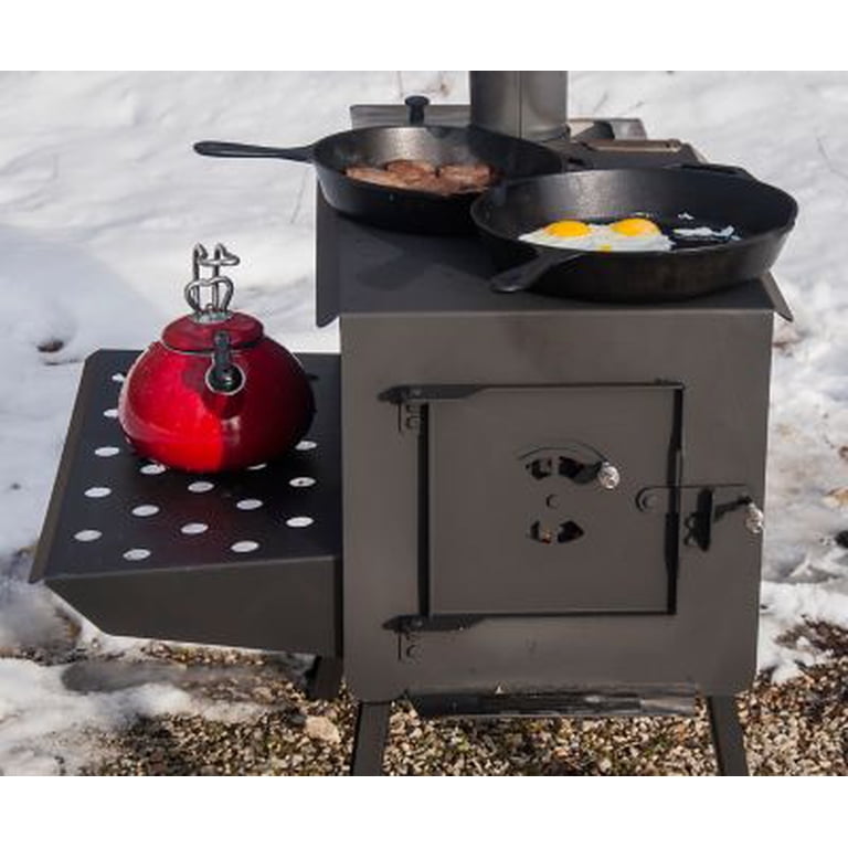 Survivor 2.7 cu. ft. Firebox Camp Stove in Black 12-CSS - Walmart.com