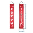 thumbnail image 6 of Tnobhg 1 Pair Valentine's Day Couplet Eye-Catching Clear Pattern Door Hanging Banner for Home Holiday Decoration, 6 of 8