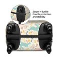thumbnail image 4 of Lsque Fall Rabbit Printed Luggage Cover, Travel Luggage Protector,Scratch and Dirt Resistant, Fits 18-32 Inch Luggage - Large, 4 of 9