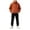 Orange, variant on Boys Girls Sherpa Fleece Jacket Full-Zip Fuzzy Fleece Sweatshirt Kid Toddler Windproof Coat Soft Winter Jacket Thick Raincoat