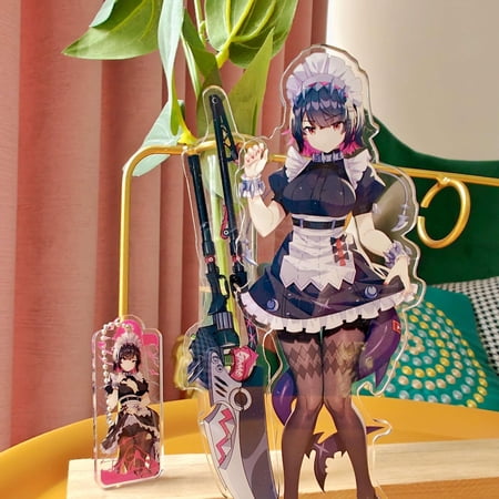 Ellen Joe Acrylic Standee and Prop Set with Standee Zenless Zone Zero ZZZ Hoyoverse Fan art Waifu Artwork Fan Made Merch (1 standee_15cm)