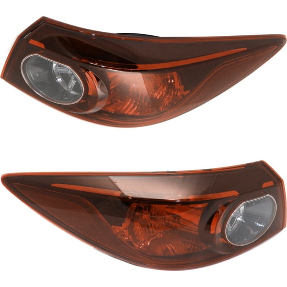 Tail Light For 14-18 Mazda 3 Sedan 3 Set of 2 Driver and Passenger Side Outer