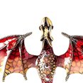 thumbnail image 2 of Broche Dragón Volador Esmaltado Exquisito para Traje Abrigo () Rojo, 2 of 4