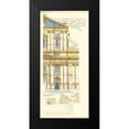 thumbnail image 2 of Unknown 10x18 Black Modern Framed Museum Art Print Titled - Classical Facade III, 2 of 5