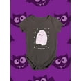 thumbnail image 3 of Spooky Night. Cute Happy Ghost Bodysuit Infant -Image by Shutterstock,  18 Months, 3 of 4