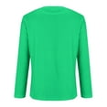 thumbnail image 6 of Holzkary Henley Long Sleeve Shirts for Women, Lightweight Long Sleeve Tops for Women Loose Fit Basic Pullover with Button Long Sleeve Tops 2025 Autumn Womens Neck T Shirts Casual Shirts Uk Green S, 6 of 9