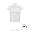 thumbnail image 2 of braveheart Mannequin Torso Mannequin Hanger Lightweight Half Form Male Dress Torso Body, 2 of 6
