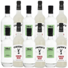 Nkd Distillery Tequila 6 Pack Alternative Premium Non-Alcoholic Spirit 750 ML Bottles w 6 Pack Owen’s Mixers Ginger Beer 750 ML Bottles - A