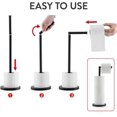 thumbnail image 4 of Free-Standing Toilet Paper Stand Storage, Stainless Steel Toilet Paper Roll Holder, 4 of 4