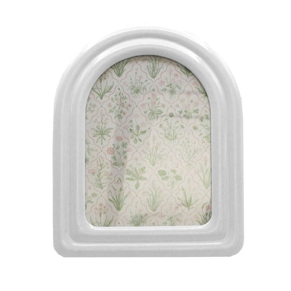OneDesign Home 5"X7" White Arched Picture Frame