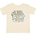 thumbnail image 3 of Inktastic My First New Years Resolutions with Baby Clip Art and Stars Boys Baby T-Shirt, 3 of 5