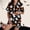 Black, variant on Halloween Under $ 30 Women Pajama Sets Women Print Short Sleeve Shirt and Shorts Set Cute Sleepwear Black Pajama
