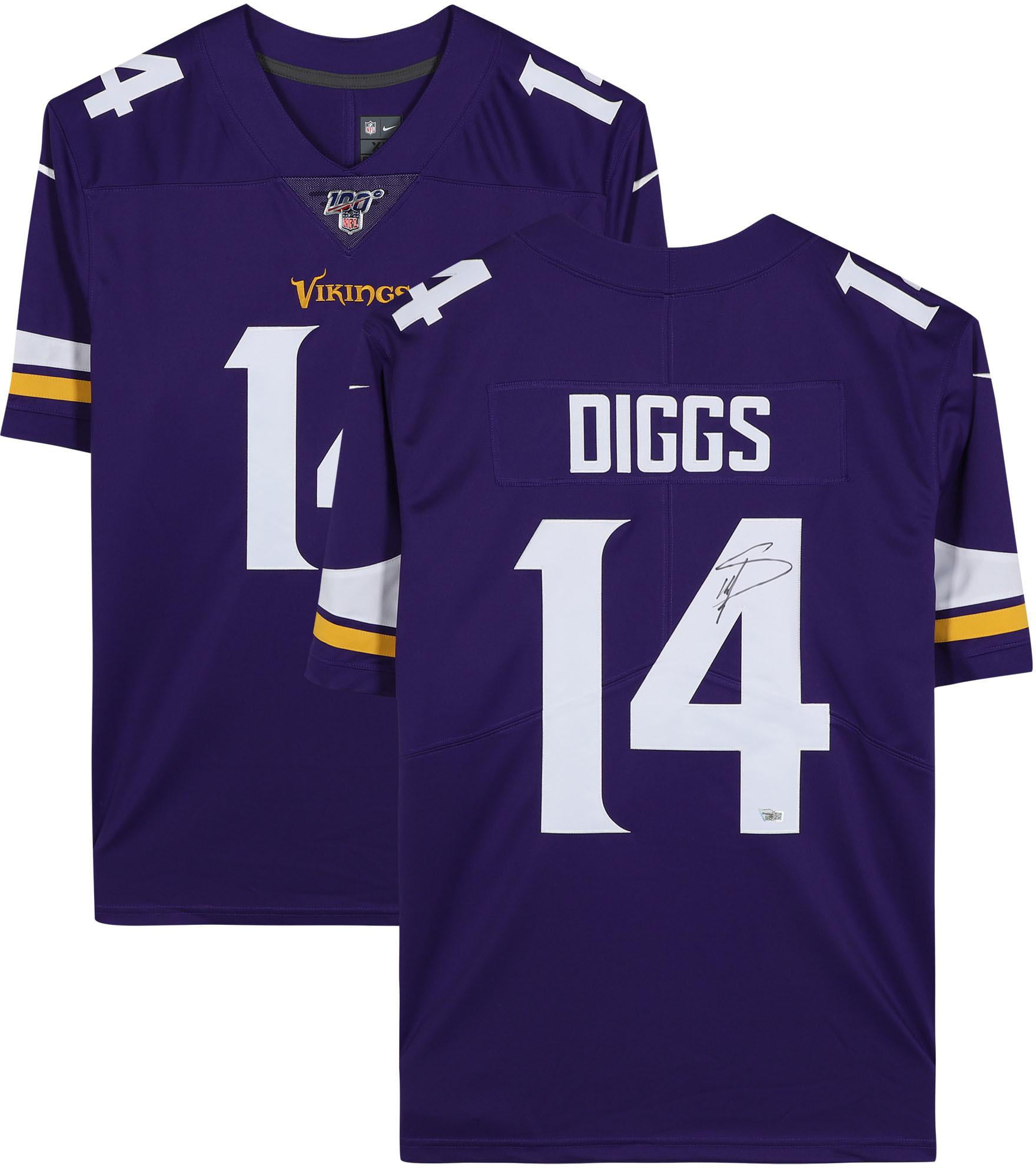 Stefon Diggs Minnesota Vikings Autographed Purple NFL 100 Limited Jersey - Fanatics Authentic Certified - Walmart.com