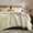 Beige, variant on Velvet Quilt California King-118''x106'', Lightweight White Velvet Comforter Set with 2 Pillow Shams, Soft Oversized Cross Stitch Bedspread Coverlet Quilted Bedding Set for All Season