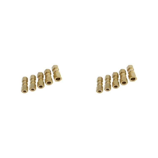 Speravity Conector de manguera de freno de coche de 5 piezas, adaptador de conectores de tubo de línea de frenado, accesorio de pieza de 2piezas
