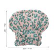 thumbnail image 2 of Unique Bargains 1 Pc Women Waterproof Single Layer Hair Towel for Travel Leopard Green, 2 of 5