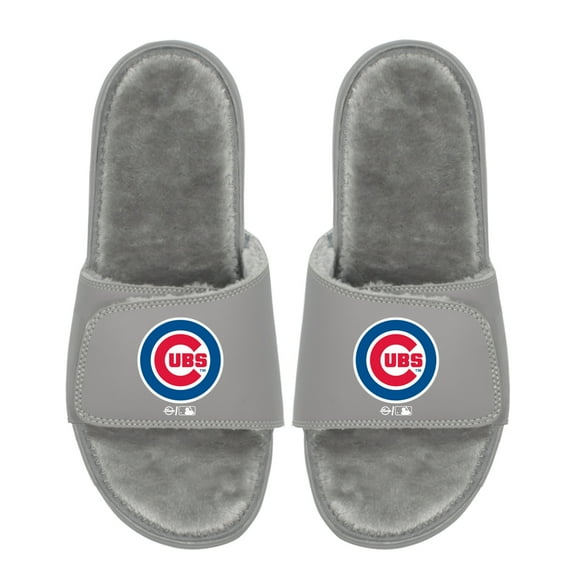 Unisex ISlide Chicago Cubs Logo Fur Slide Sandals