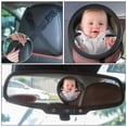 thumbnail image 2 of Fitnate Baby Car Mirror, FITNATE Car Seat Mirror for Back Seat Rear Facing with Big Vision, Shatterproof, Fully Assembled and Certified, 2 of 9
