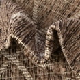thumbnail image 3 of Unique Loom Outdoor Trellis Collection Area Rug - Gitter (2' x 8' Runner Brown/Ivory), 3 of 6