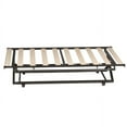 thumbnail image 2 of Hillsdale Furniture Twin Pop Up Trundle Unit with Wood Slats, Dark Brown, 2 of 3