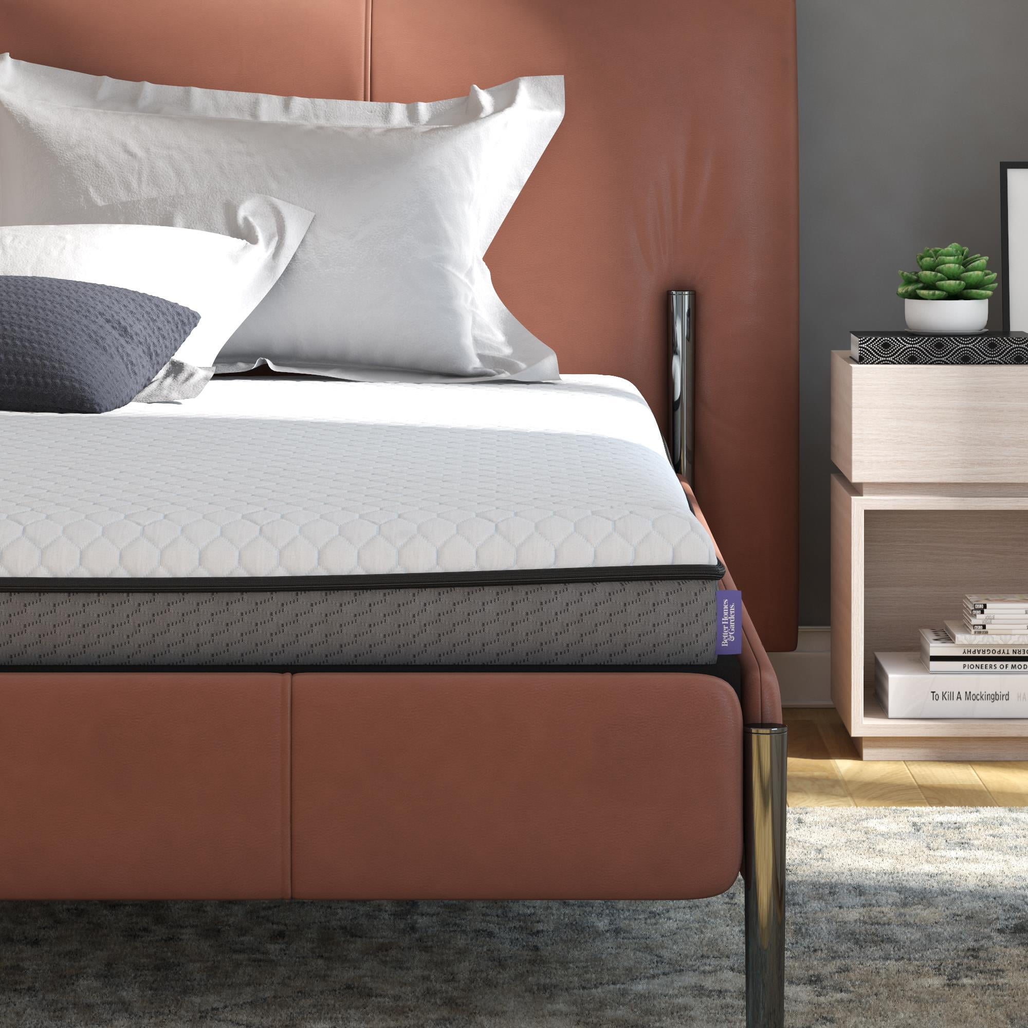 Better Homes & Gardens 6" Peaceful Purity Charcoal Gel Memory Foam