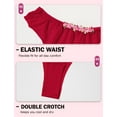 thumbnail image 4 of Ausing Womens Lingerie Set Open Front Ruffle Babydoll Dress Lace Up Mesh Wireless Nightdress See Through V Neck Chemise Nightie with Panties 2 Piece Wine Red M, 4 of 6