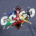 thumbnail image 3 of CafePress - Mighty Morphin Power Rangers Men's Deluxe T Shirt - Mens Tri-blend T-Shirt, 3 of 4