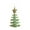 Green-Christmas Tree, variant on JeashCHAT Christmas Bell Ornaments Green Glitter Bell Hanging Ornaments Christmas Tree Decorations Christmas Tree Hanging Pendant