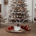 thumbnail image 4 of Xecao Coffee Cafe Cup Pattern Christmas Tree Skirt Holiday Part Decorations for Christmas Tree, Farmhouse Christmas Decor Xmas Holiday Home Party Decorations-48", 4 of 6