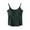 Green, variant on Kaemgyyd Camisole Tops for Women Spaghetti Strap Sleeveless Basic Layering Shirts Breathable Solid Crew Neck Tee with Built in Bra