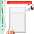 thumbnail image 4 of 30 Pcs Trading Cards Protector Case Acrylic Clear Graded Card Holders with Label Position Hard Card Sleeves, 4 of 7