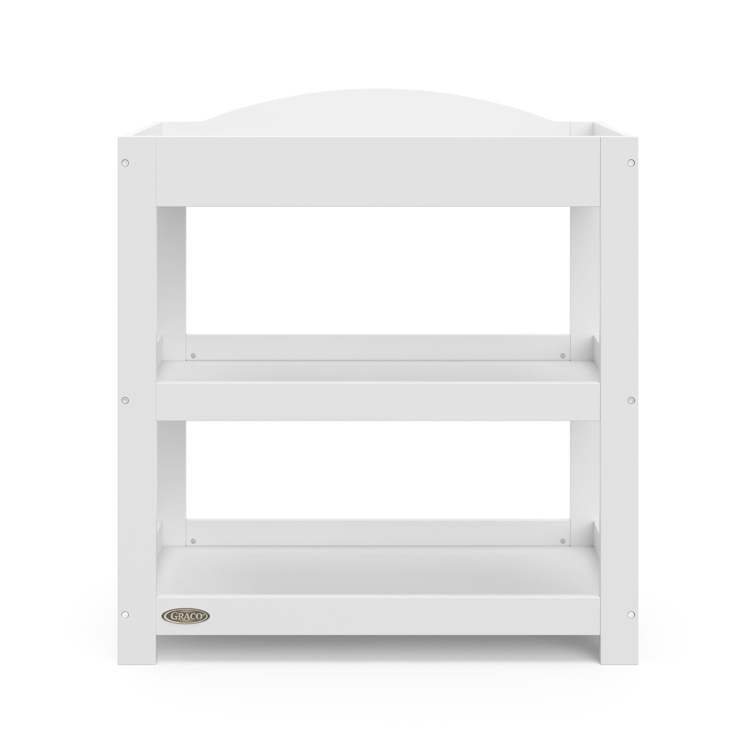Graco Customizable Infant Changing Table with Changing Pad, White