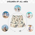 thumbnail image 6 of FORMRS Boys Swim Trunks Quick Dry Mesh Liner Boardshorts Sizes XS-XL, Beige Leaves Plaid, 6 of 7