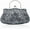 Gray, variant on Beaded Sequin Design Flower Evening Purse Large Clutch Bag