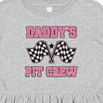 thumbnail image 4 of Inktastic Daddy's Pit Crew Design with Checkered Flags Girls Toddler Dress, 4 of 5