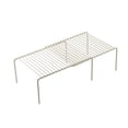 thumbnail image 1 of Yuarrent Estante de almacenamiento Ajustable Ahorro de espacio Estantes huecos de metal Gabinete Organizador Gabinetes Congelador Platos Taza Cocina Organizadores de utensilios de cocina Blanco Yuarrent  HA077317-01, 1 of 6