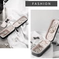 thumbnail image 4 of PU Travel Jewelry Box with Scratch Resistant Design And Storage Compartments Protective Interior Padding Case, 4 of 12