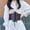 Coffee, variant on Girls Fashion Corset Wide Belts Faux Leather Slimming Body Shaping Girdle Belt for Women Elastic Tight High Waist for Daily Wear
