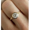 thumbnail image 3 of 2Ct Round Cut Simulated Diamond Women's Engagement Ring 14K Yellow Gold Plated, 3 of 4