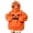 Orange-05, variant on Sentuca Girls and Boys Hoodies Halloween Innovation Pumpkin Long Sleeve Sweatshirts Solid Color with Pockets Warm Kids Clothes Size 9Y
