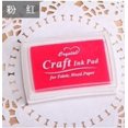 thumbnail image 1 of 15 Colors Inkpad Handmade DIY Craft Oil Based Ink Pad Rubber Stamps Fabric Wood Paper Scrapbooking pad Finger Paint Wedding pink, 1 of 6