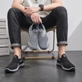 thumbnail image 6 of YUDAI Men's Slip on Walking Shoes Non Slip Gym Workout Shoes Breathable Mesh Walking Mens Sneakers, 6 of 9
