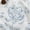 Grey Blue, variant on Exultantex European Floral Grommet Curtain 52x84 Inch, Semi-Sheer Grey Blue