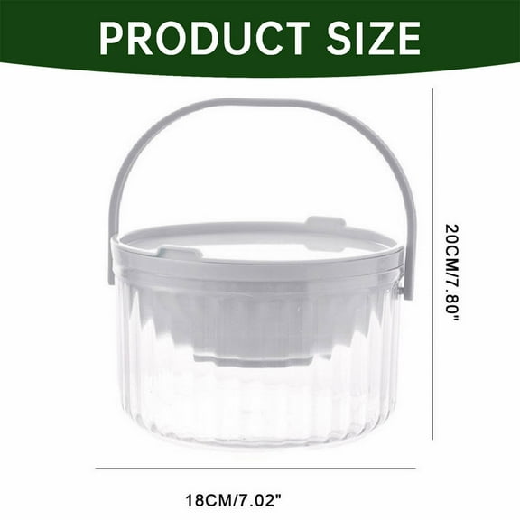 30oz Ice Chilled Serving Bowl with Lid, Cold Dip Salad Bowl for Chilled Pasta, Dressing, Fruit, Dessert, Bar & Home Daily Use
